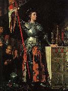 Jean Auguste Dominique Ingres Joan of Arc at the Coronation of Charles VII. Oil on canvas, painted in 1854 Germany oil painting artist